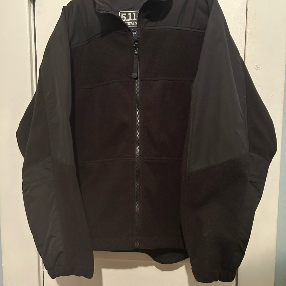 NWOT 5.11 Tactical Series Fleece Jacket Black Mens Size Large STYLE MPN 48033